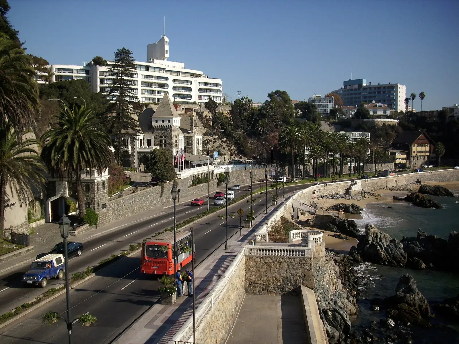 Costanera de Viña del Mar vista con miopía